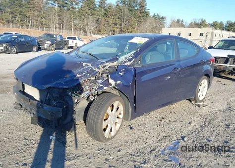 2011 Hyundai Elantra Limited z USA, uszkodzony, nr VIN 5NPDH4AE1BH040282